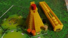 Temple Pieces For The Board Game Tikal 3D Printer Model