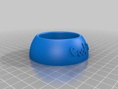 American Girl Doll Dog Bowl 3D Printer Model