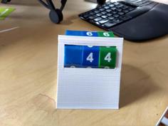 Perpetual Calendar With Two-color Rings 3D Printer Model