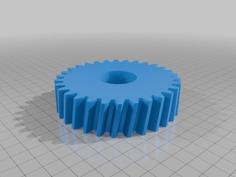 Helical Gear 3D Printer Model