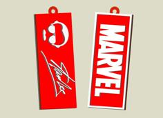 Marvel Stan Lee Keychain, Earring, Dogtag, Jewlery 3D Printer Model