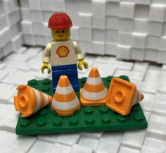 Traffic Cone “brick” Compatible [Lego, Cobi…] 3D Printer Model