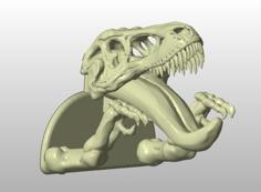 T-Rex Remix Key Hook 3D Printer Model