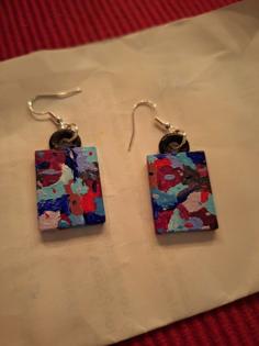 Painting Earrings 3D Printer Model