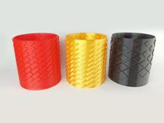 Flower Pot Pack – Geometric Fade 3D Printer Model