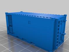 1-100 MSVS Sea Container Trailer 3D Printer Model