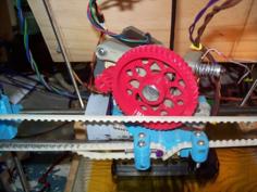 Parametric Herringbone Gear Set For Greg’s Accessible Wades 3D Printer Model