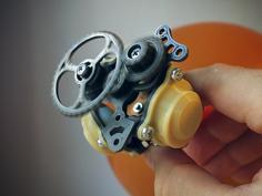 Balloon Powered Radial Engine 3D Printer Model