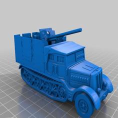 WW2 German Diana Self Propelled Gun 3D Printer Model