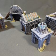 Crypts – Fantasy Ruins – Modular Building Set – 3D Printable 3D Printer Model