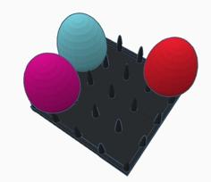 Easter Egg Drying Rack 3D Printer Model