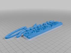 Galaxie 500XL Logo 3D Printer Model