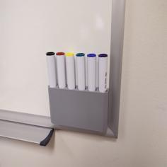 Dry Erase Marker Caddy 3D Printer Model