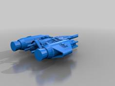 (Common) Destiny “Arcadia Class Jumpship” Ship 3D Printer Model