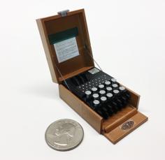 Mini Enigma Machine / Funkschlüssel C 3D Printer Model