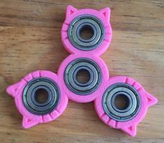 Triple Cat Spinner 3D Printer Model