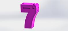 Number Robot – #7 3D Printer Model