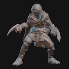 Jennika TMNT Miniature 3D Printer Model