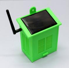 Solar Powered WiFi Weather Station V2.0 3D Printer Model