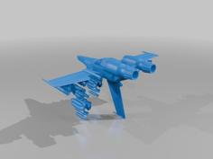 Helldivers Ground Support Fighter (Eagle 1) 1/144 Scale 3D Printer Model