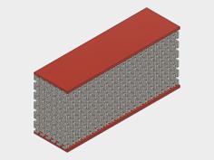 EXPERIMENTAL MetaMaterial EM / Radio / Microwave Lens 3D Printer Model