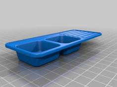 Doble Kitchen Sink 1_10 3D Printer Model