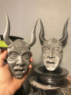 VR Demon 3D Printer Model