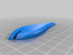 Flat Side CrankBait Lure 3D Printer Model