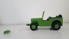 Willy’s Jeep WWII – Kids Pull Toy 3D Printer Model