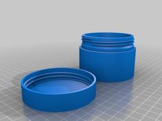 Jar And Lid 3D Printer Model