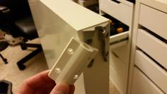 IKEA MALM Desk Slide Mechanism 3D Printer Model