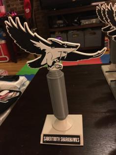 Sabertooth Sharkhawk Trophy 3D Printer Model