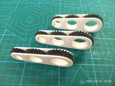 Triple Gears Antistress 3D Printer Model