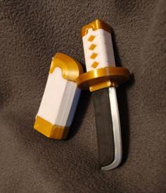 Wado Ichimonji – Pocket Katana Fidget Toy Sword 3D Printer Model