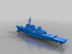 RC Suitable Arleigh Burke Class Destroyer-DDG 3D Printer Model