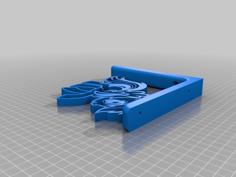 Bookshelf Bracket Sparkle & Rainbow Dash 3D Printer Model