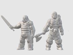 Mutant Raiders (28mm/32mm Scale) 3D Printer Model