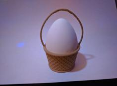 Easter Basket Egg Display 3D Printer Model