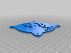 Adult Goku Pc Fan Cover 3D Printer Model