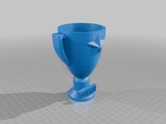 Trophy Collection #1 Dad/Grad/Mom/Kid 3D Printer Model