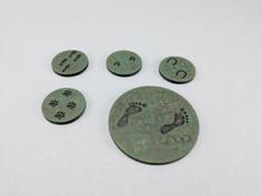 28mm Track Markers 3D Printer Model