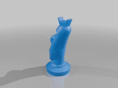 Moai Headphone Stand 3D Printer Model