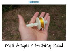 Mini Fishing Rod (One Piece – Easy To Print) 3D Printer Model