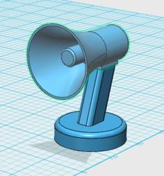 Megaphone 3D Printer Model