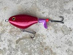 Mini Whopper Plopper Fishing Lure (one Piece) 3D Printer Model