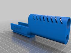 Airsoft M9 Compensator With Rail 3D Printer Model