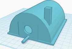 Quonset Hut Bird House 3D Printer Model