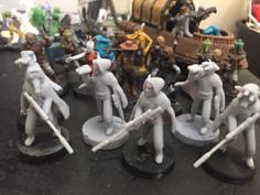 Scum Sniper Strike Teams (star Wars Legion Scale) 3D Printer Model