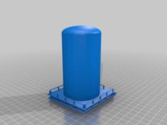 N-Scale Industrial Tank 3D Printer Model