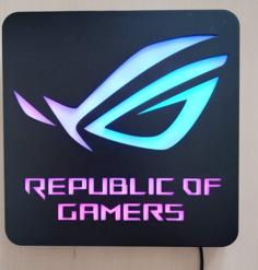 Asus ROG Strix Logo 3D Printer Model